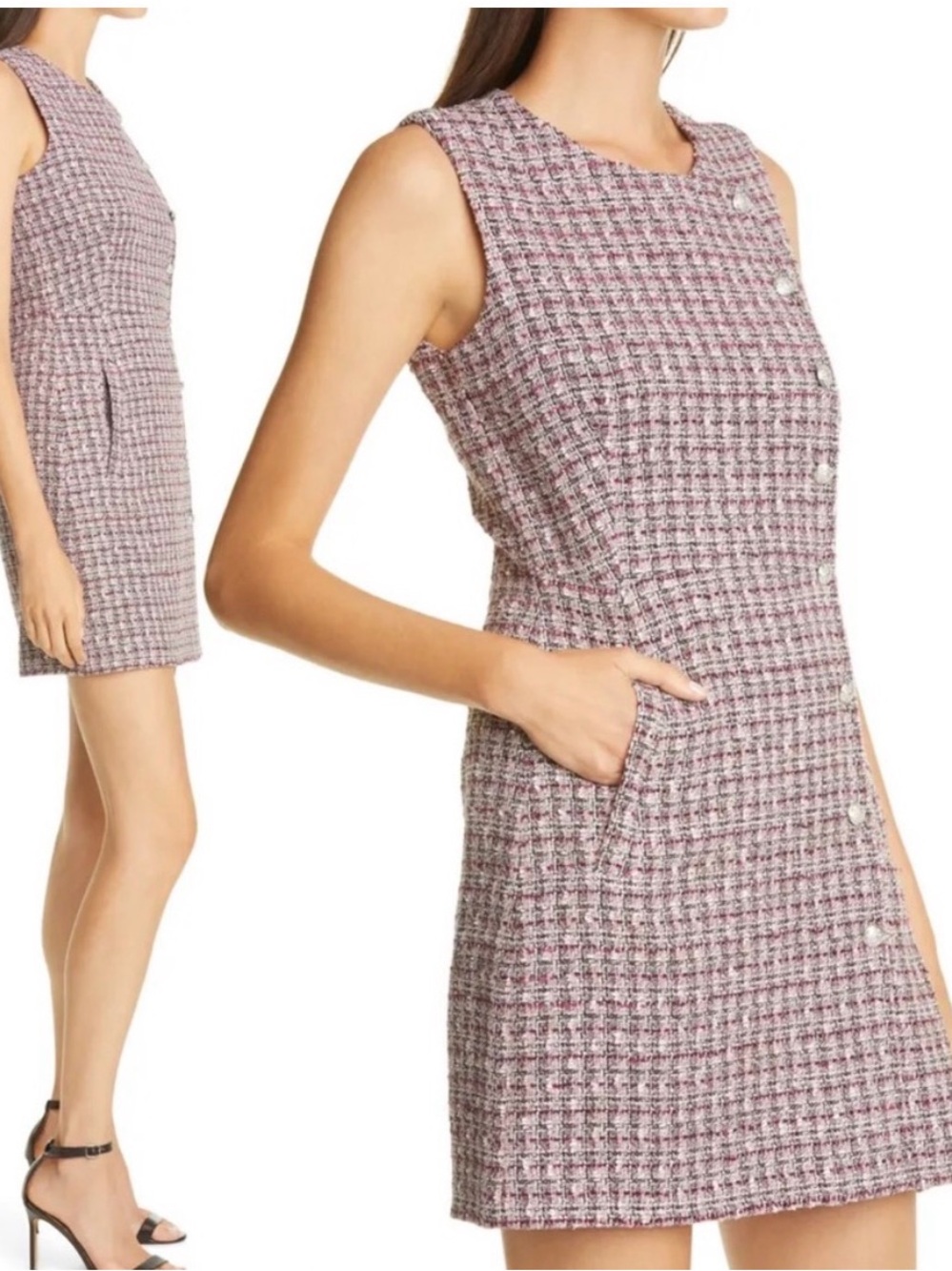 VERONICA BEARD Dress Mini Cutler Tweed 6